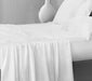 Polycotton 144 Thread Count Flat Sheet - White