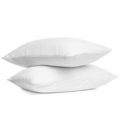 144 Thread Count Polycotton Pillowcase - White