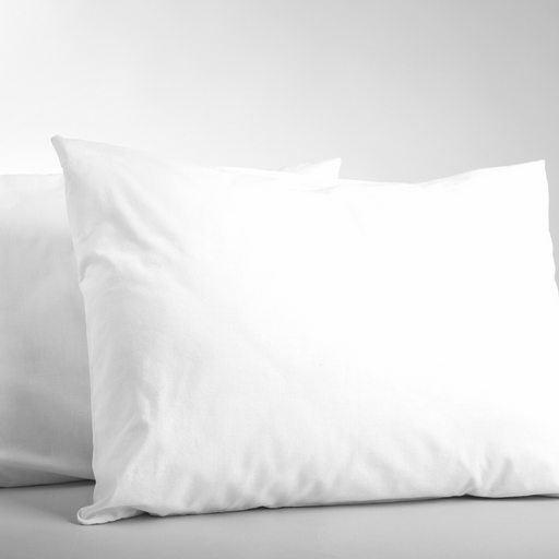 144 Thread Count Polycotton Pillowcase - White