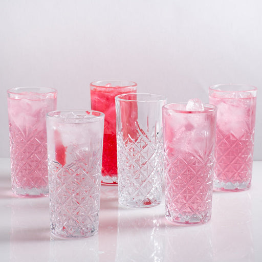 Porto Darcy Highball Tumbler Glasses - set of 6