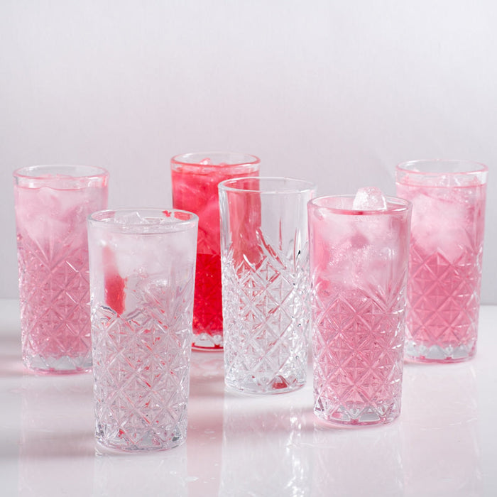 Porto Darcy Highball Tumbler Glasses - set of 6