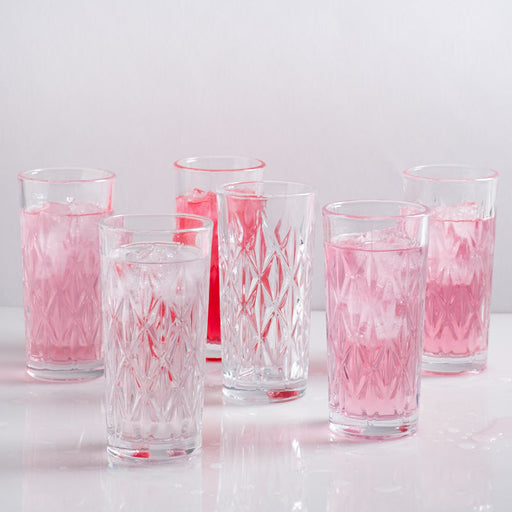 Porto Finn Highball Tumbler Glasses - set of 6