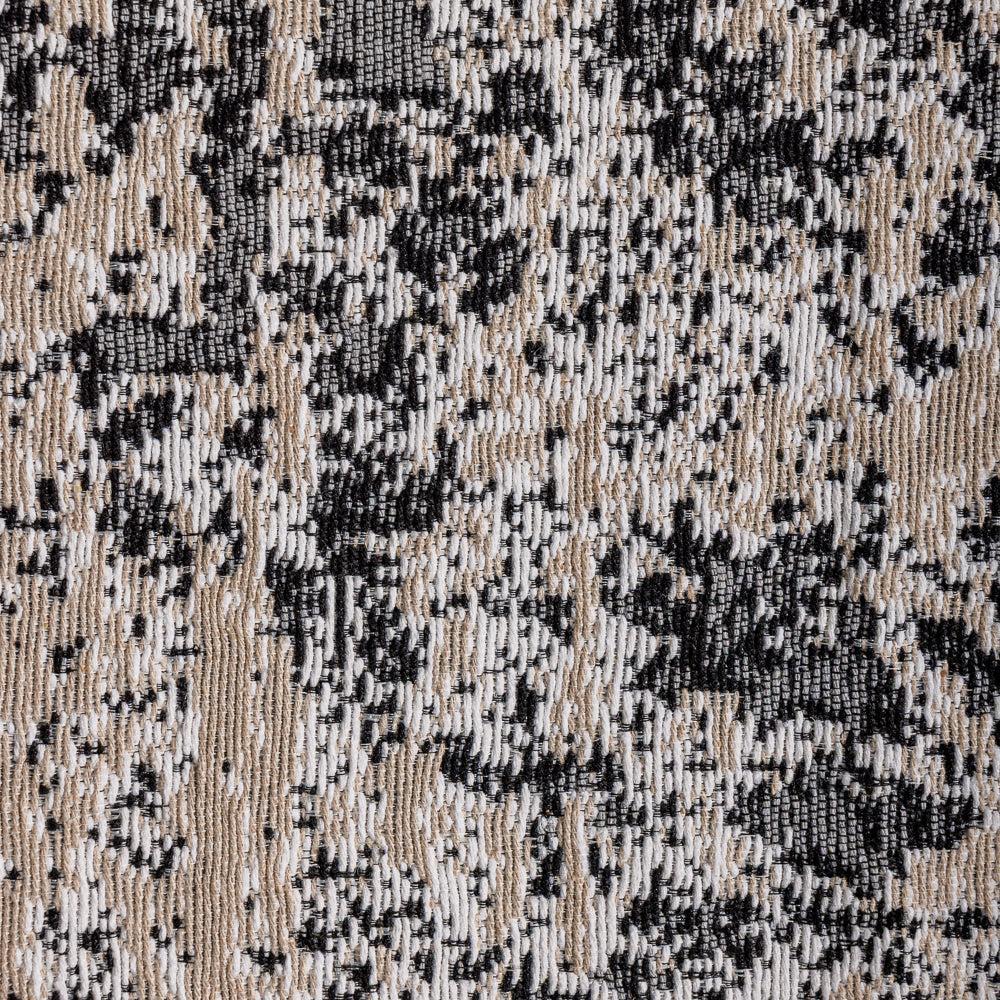San Remo Mediterranean Collection Jacquard Polycotton Carpet Monochrome-Carpets/Rugs