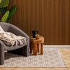 Santorini Mediterranean Collection Jacquard Polycotton Carpet Sand