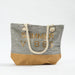 Sequin Beach Bag Summervibes - Grey-BEACH BAGS