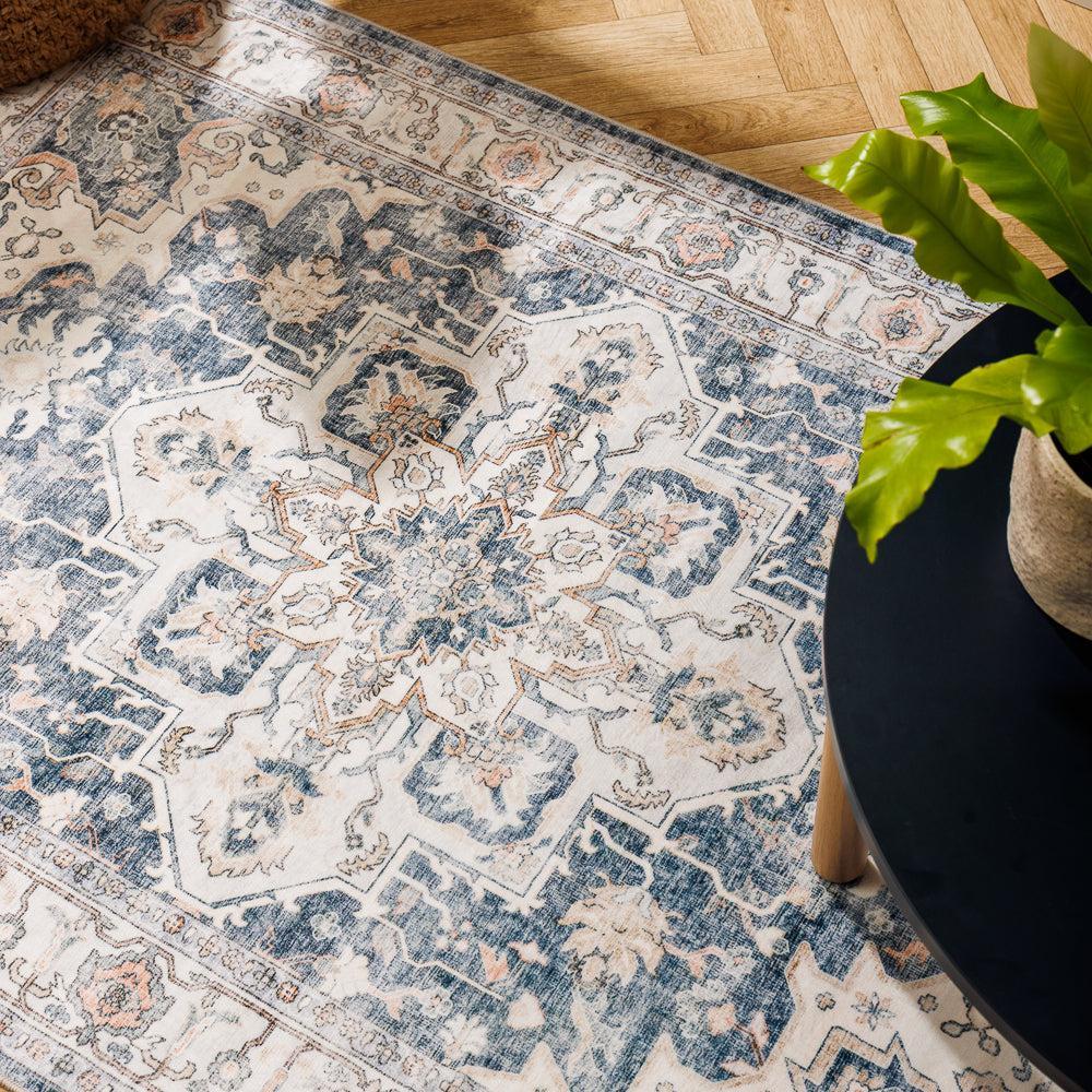 Silkwhisper Printed Carpet Iceleaf Pearl-Carpets/Rugs