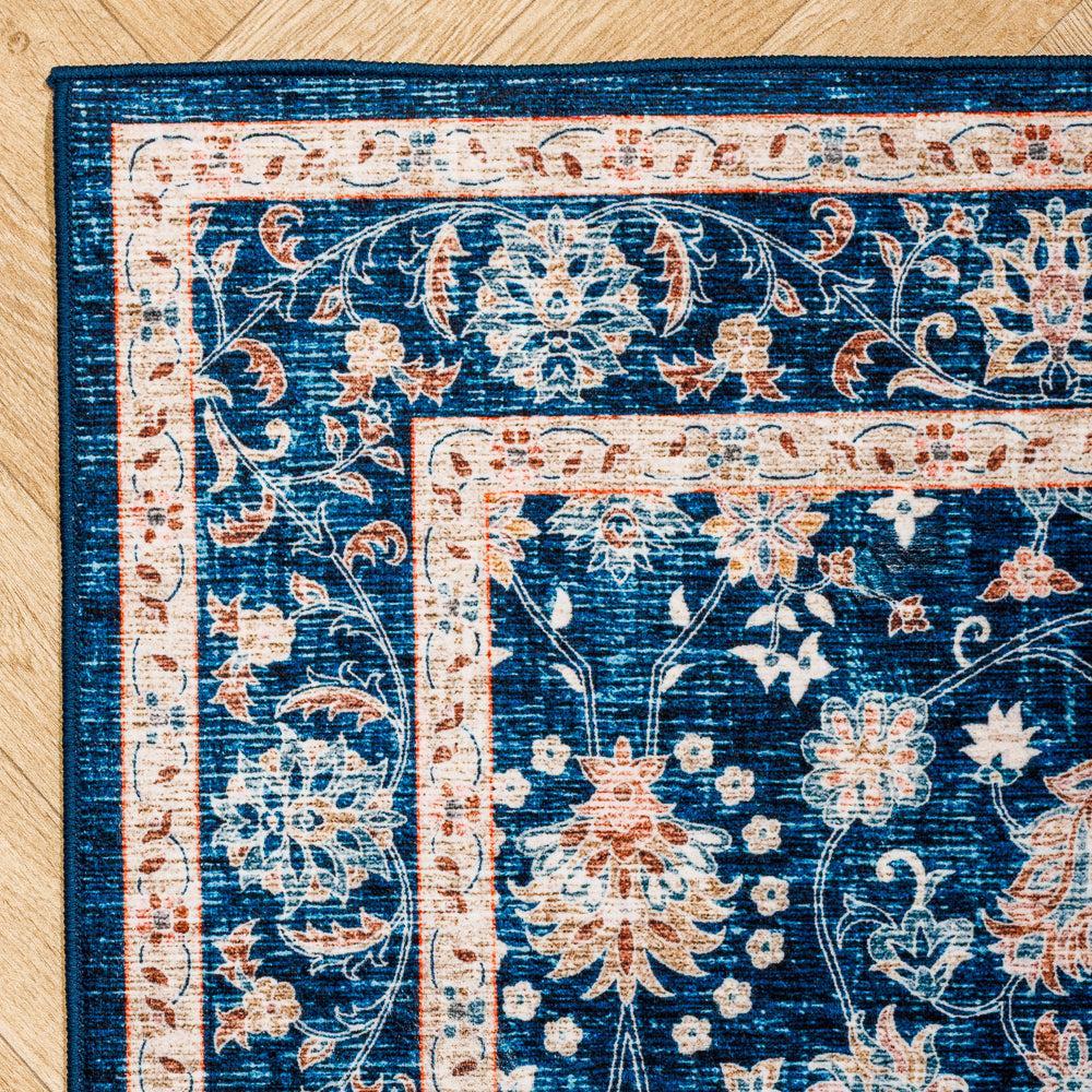 Silkwhisper Printed Carpet Indigo Eclipse-Carpets/Rugs