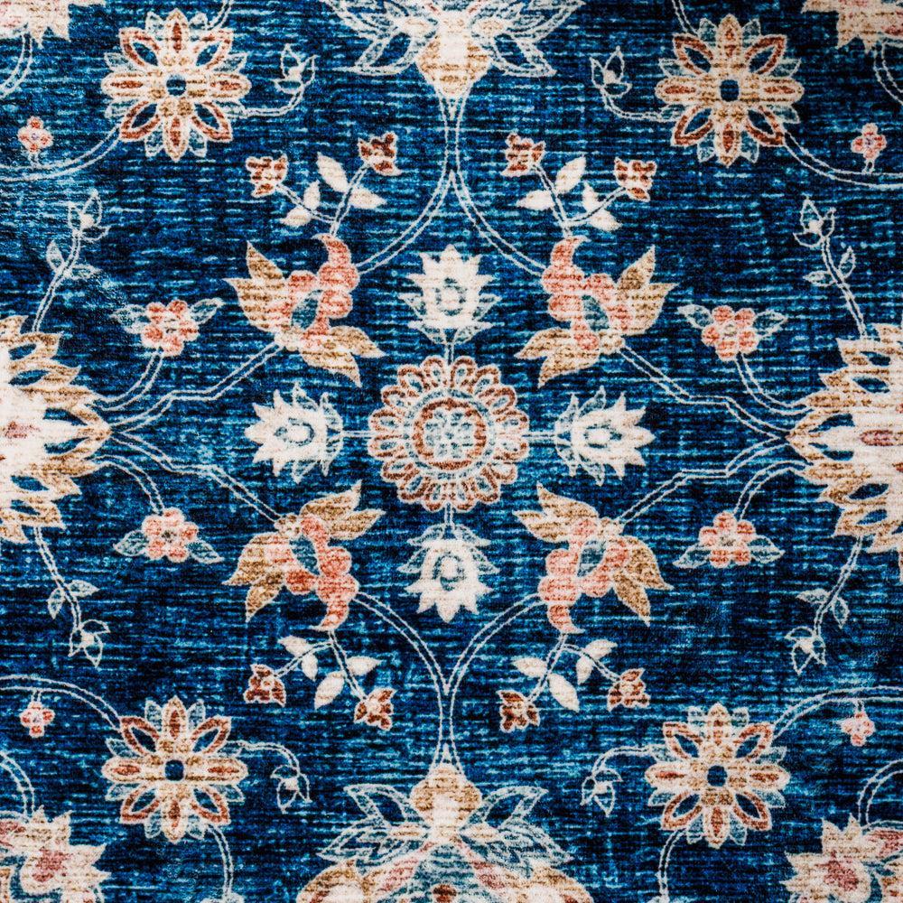 Silkwhisper Printed Carpet Indigo Eclipse-Carpets/Rugs