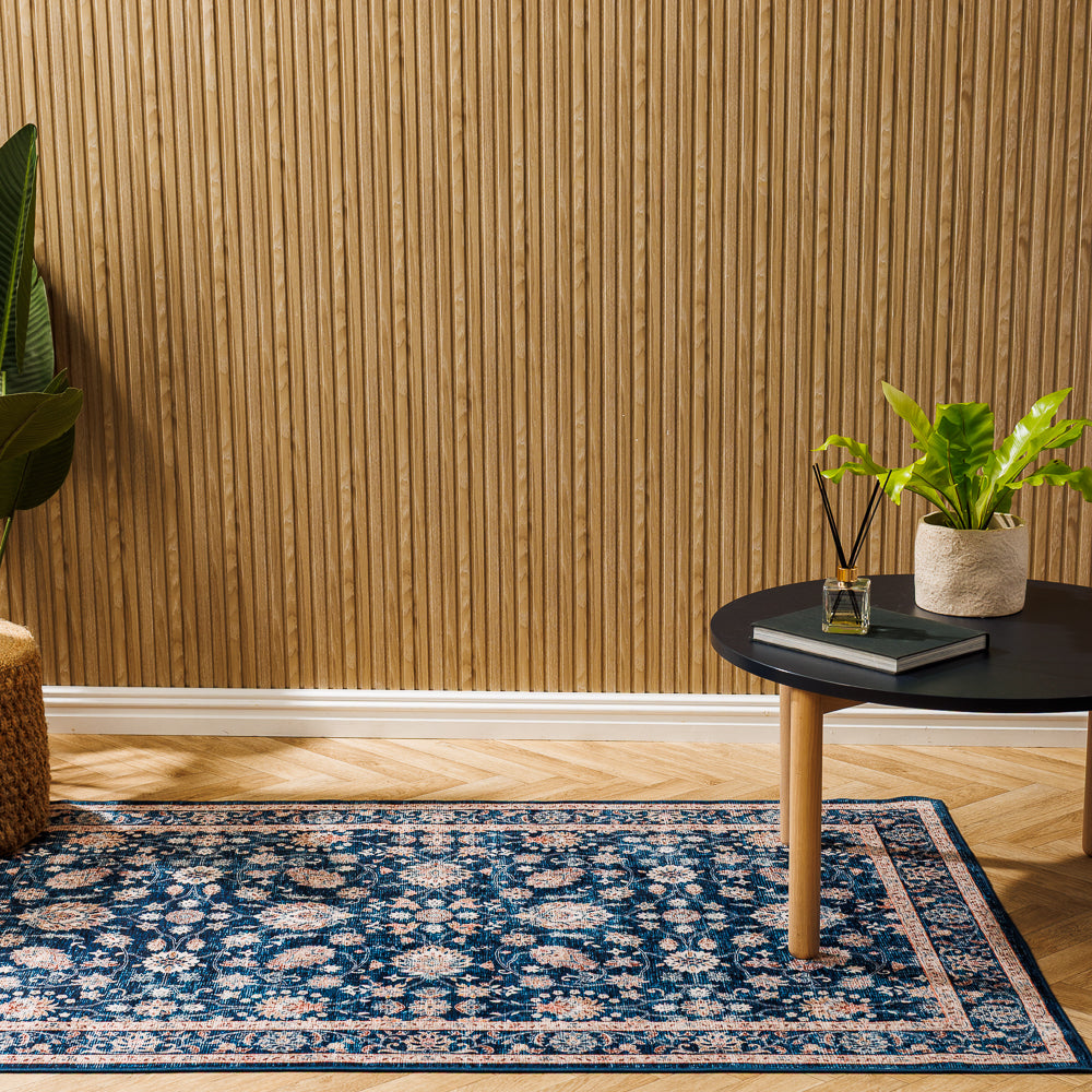 Silkwhisper Printed Carpet Indigo Eclipse-Carpets/Rugs