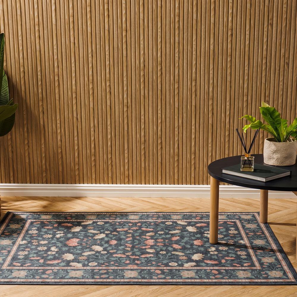 Silkwhisper Printed Carpet Midnight Bloom-Carpets/Rugs