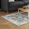 Silkwhisper Printed Carpet Navy Blossom