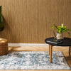 Silkwhisper Printed Carpet Navy Blossom