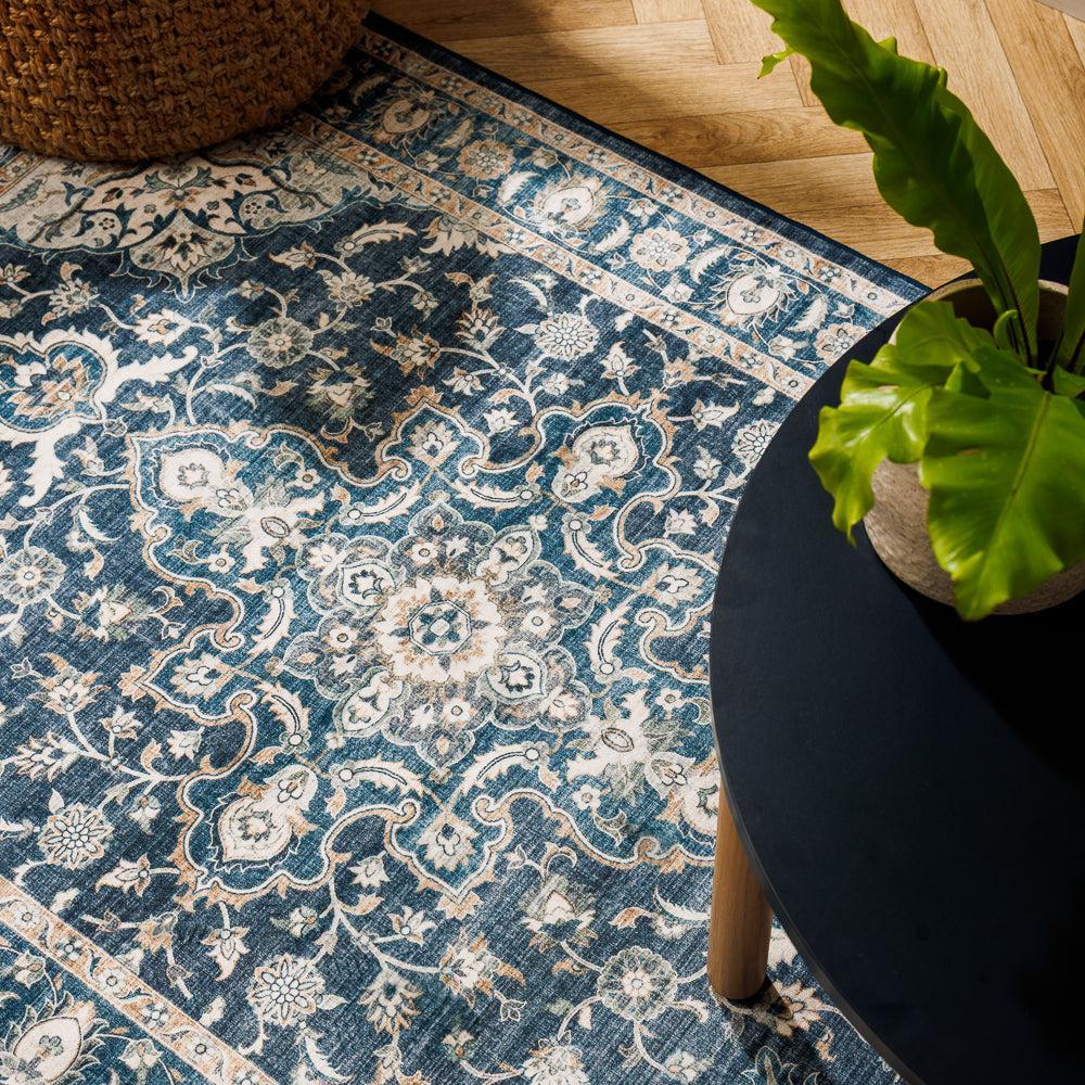 Silkwhisper Printed Carpet Sapphire Skies-Carpets/Rugs