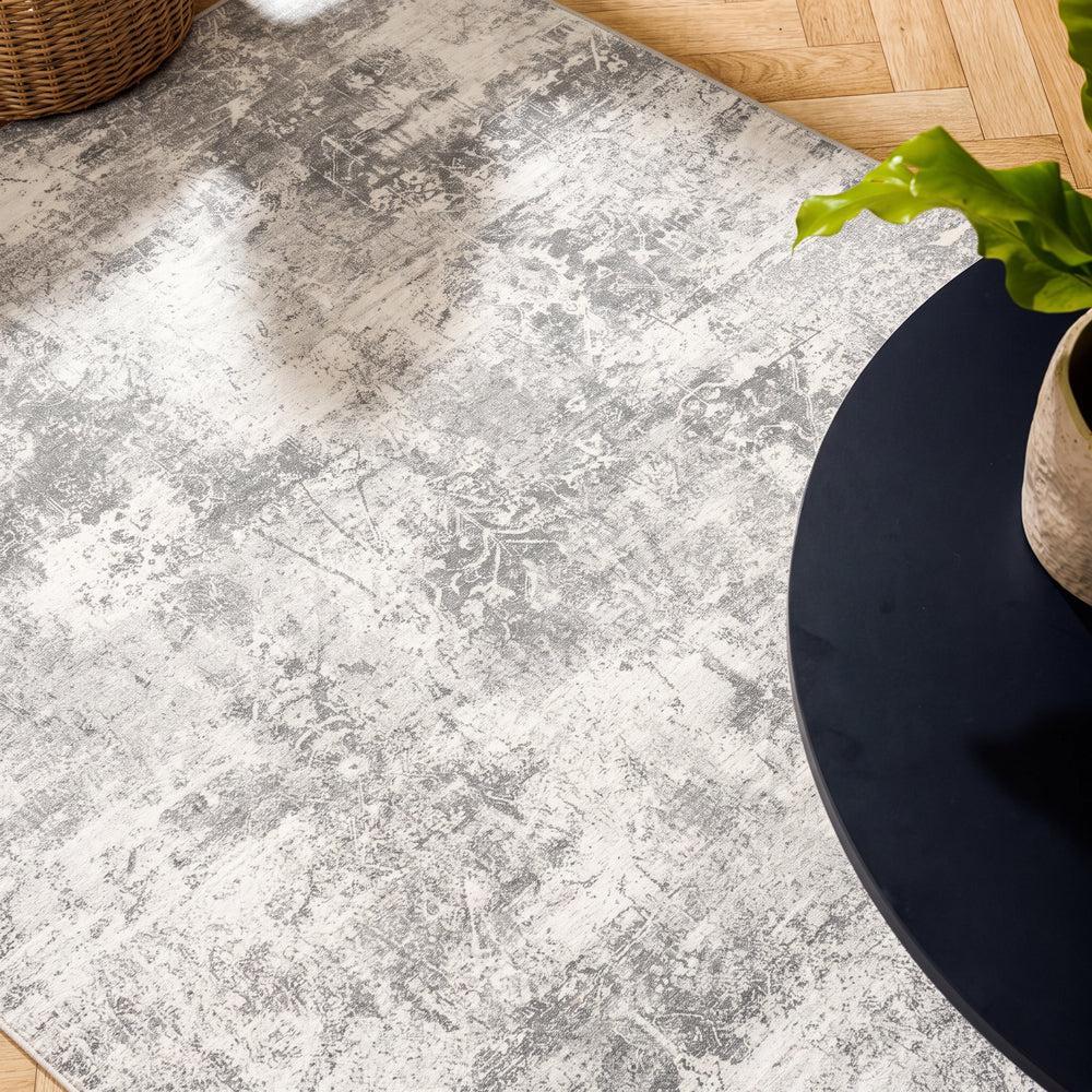 Silkwhisper Printed Carpet Silver Mist-Carpets/Rugs