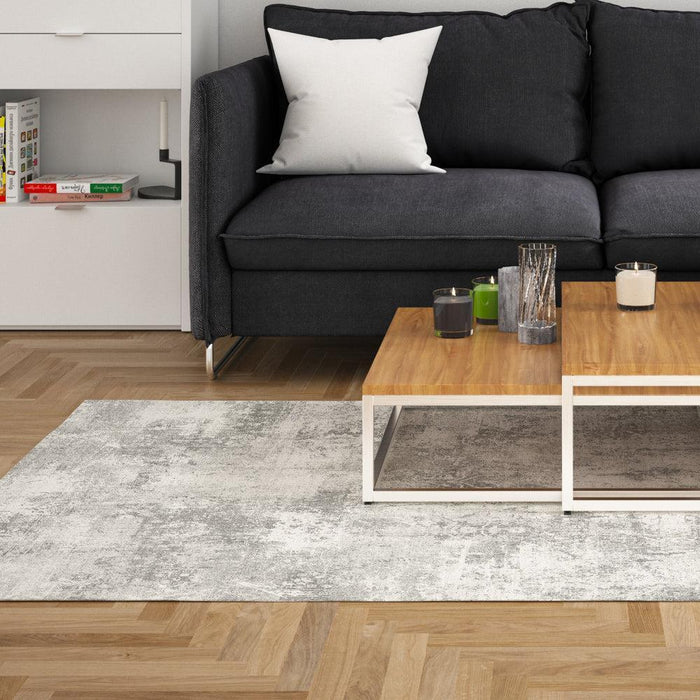 Silkwhisper Printed Carpet Silver Mist-Carpets/Rugs