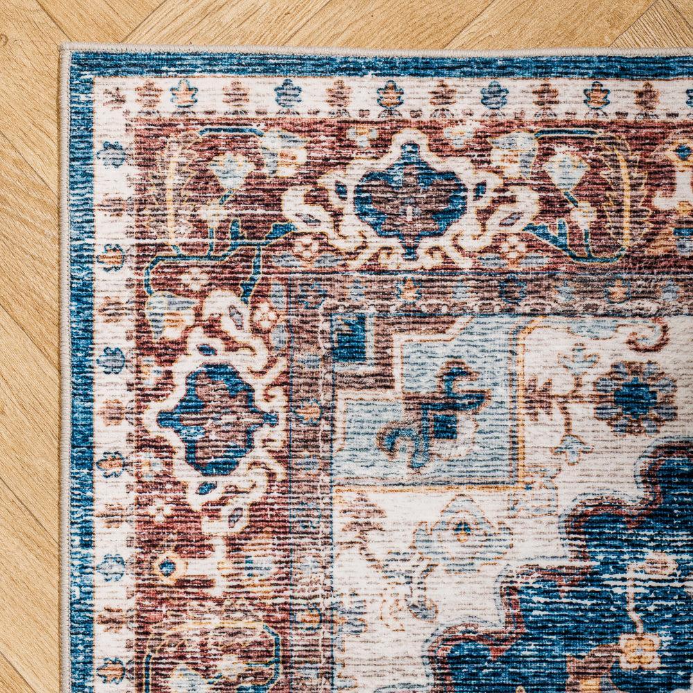 Silkwhisper Printed Carpet Terra Copper-Carpets/Rugs