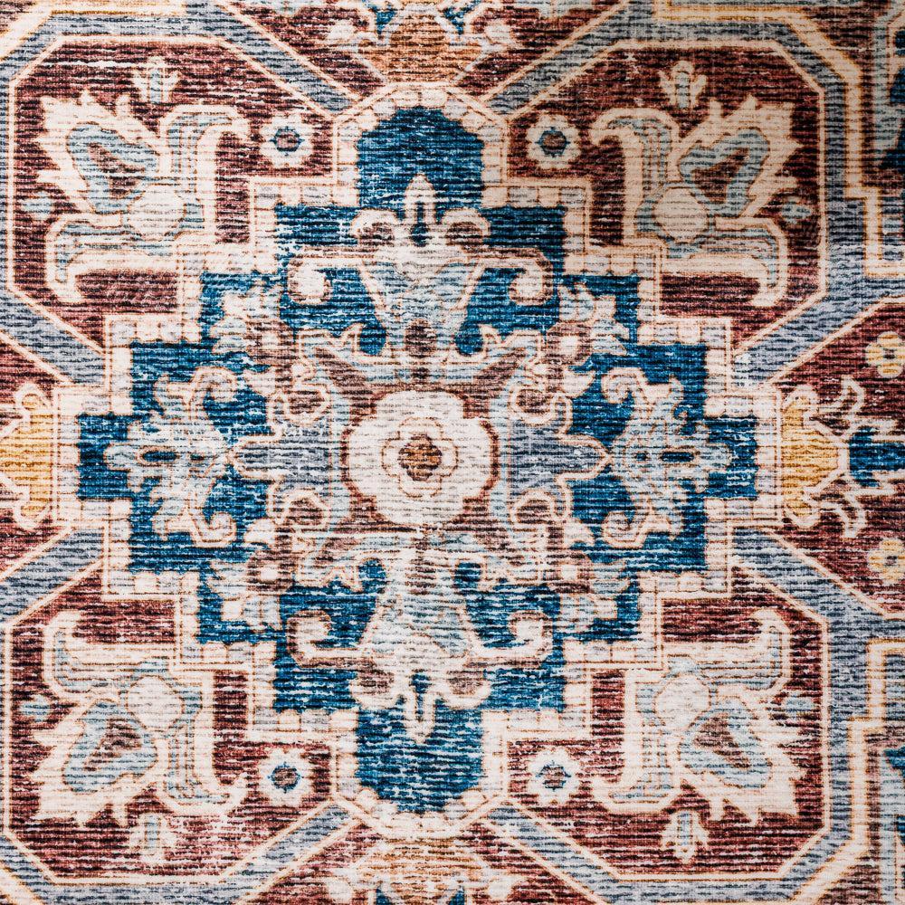 Silkwhisper Printed Carpet Terra Copper-Carpets/Rugs