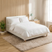 Simple Bed - King XL - White-Beds & Bed Frames