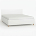 Simple Bed - King XL - White-Beds & Bed Frames