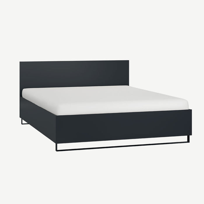 Simple Bed - Queen XL - Black-Beds & Bed Frames