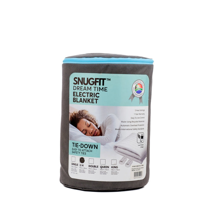 Snugfit Electric Blanket - Tie Down with Safety Ties