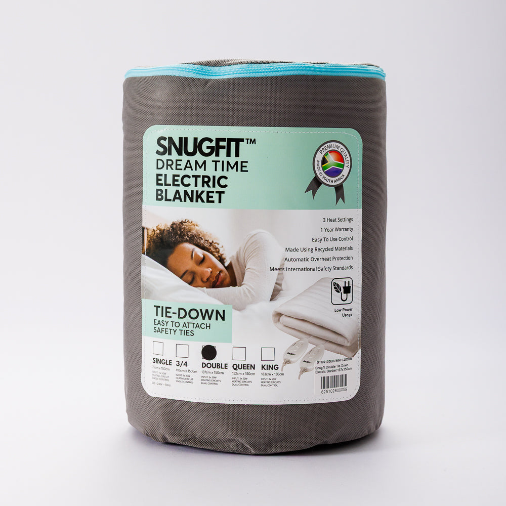 Snugfit Electric Blanket Tie Down with Safety Ties-Electric Blankets