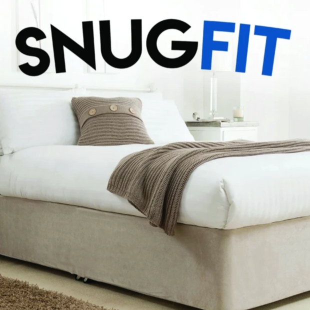 Snugfit Faux Suede Bed Base Wrap White - Bed Base Wrap – Whitehouse ...