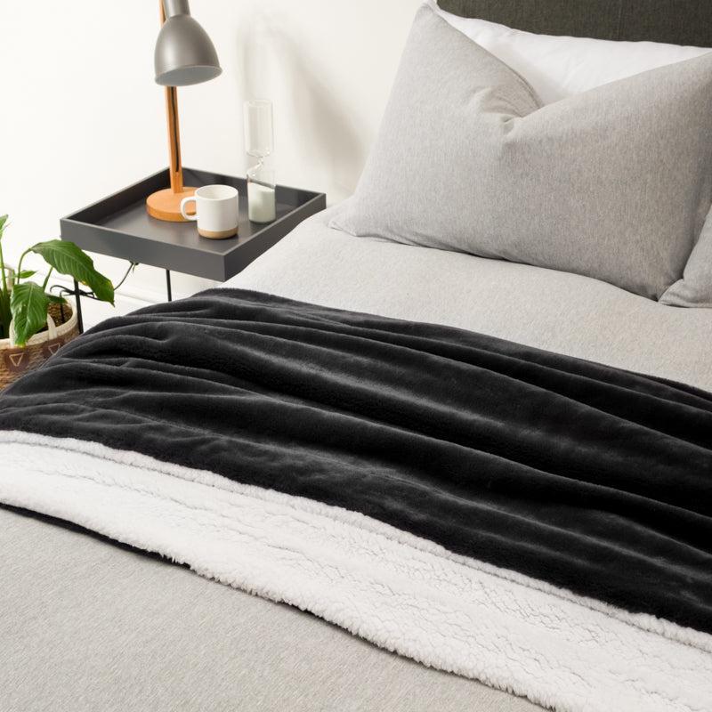 Soft Faux Fur Rabbit Throw Slate – Whitehouse & Continental Linen