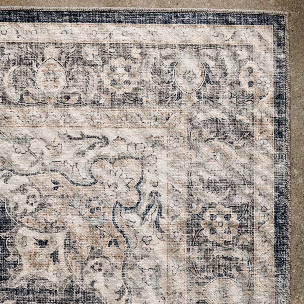 Softweave Printed Carpet Ash Fern-Carpets/Rugs