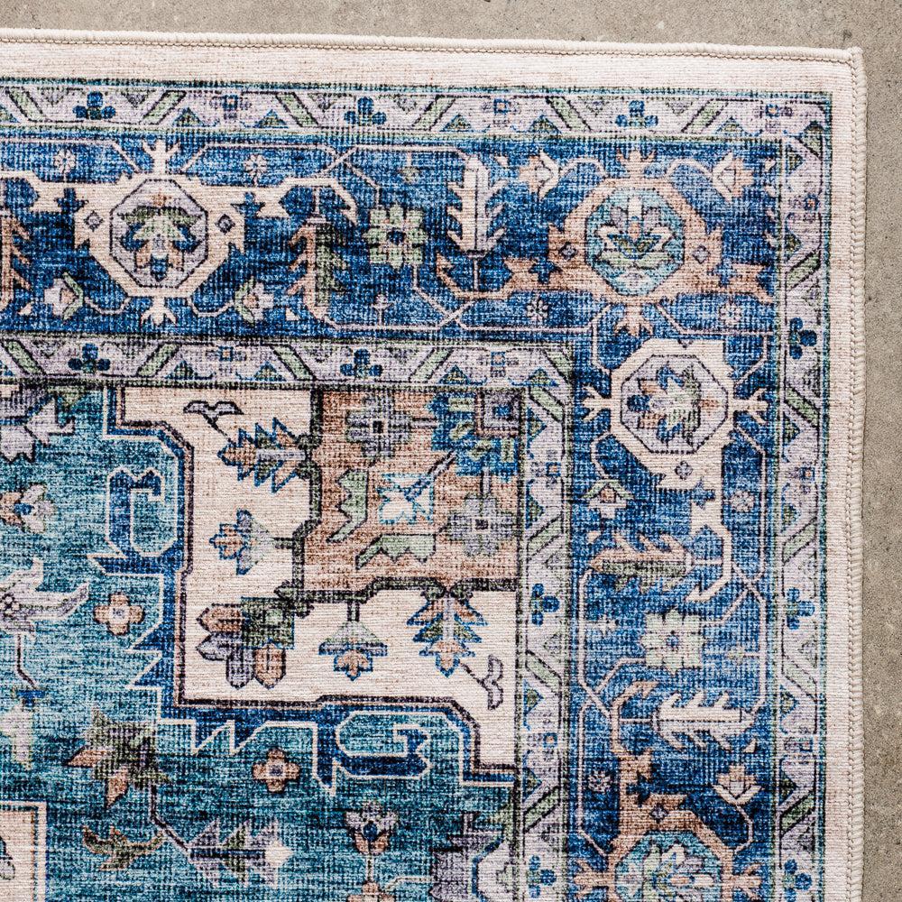 Softweave Printed Carpet Blue Lagoon-Carpets/Rugs