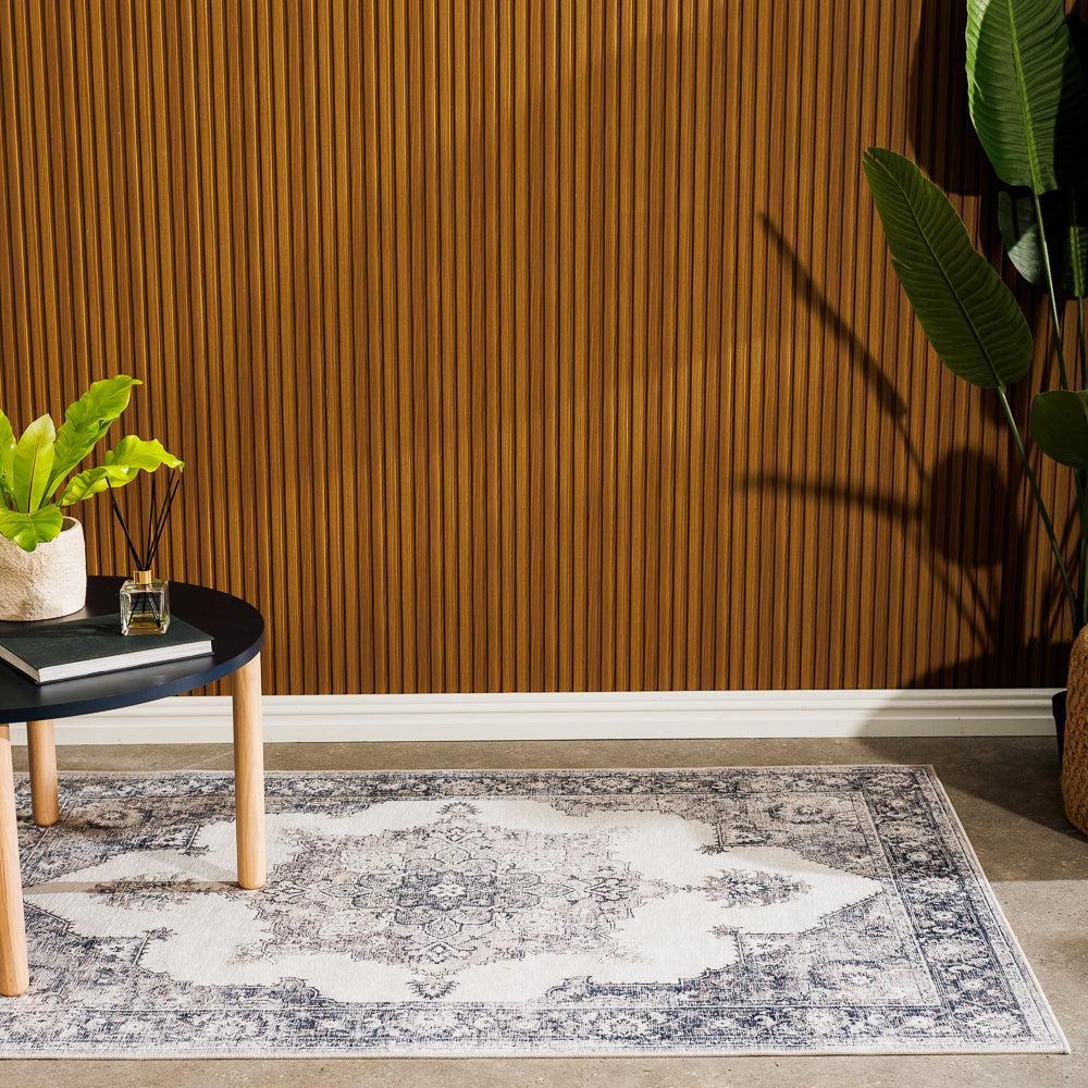 Softweave Printed Carpet Cloudstone Beige-Carpets/Rugs