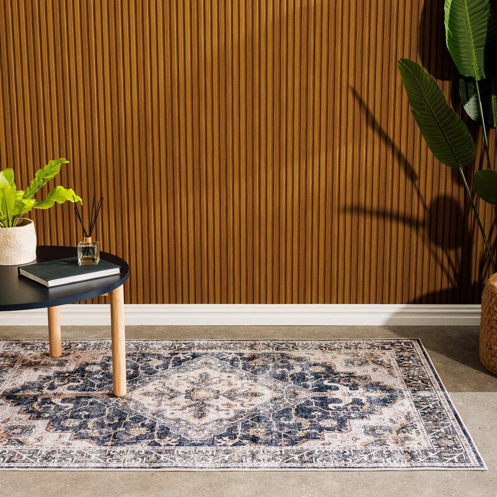 Softweave Printed Carpet Lunar Blue Haze-Carpets/Rugs