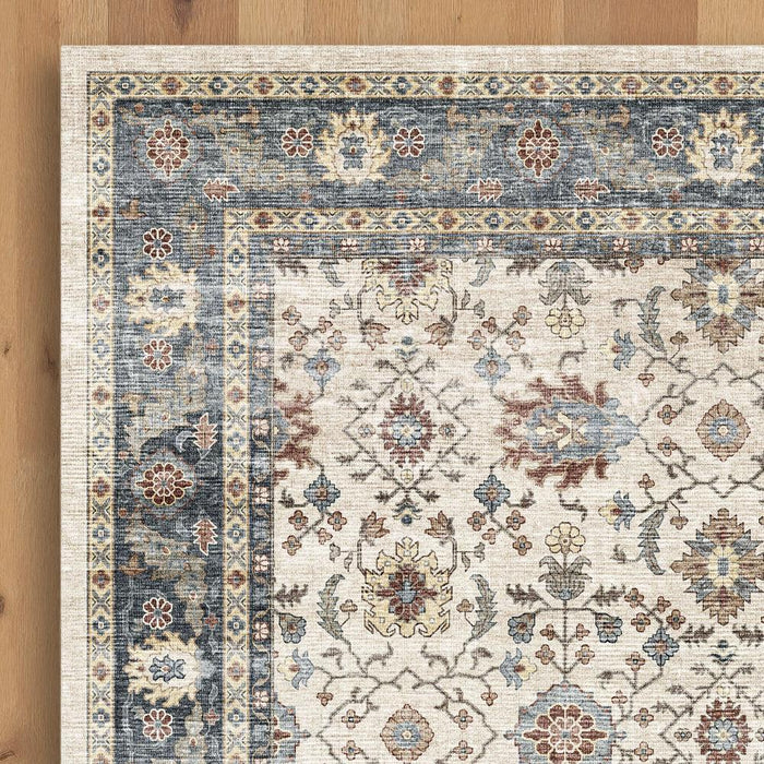 Softweave Printed Runner Ivory Dream-Carpets/Rugs