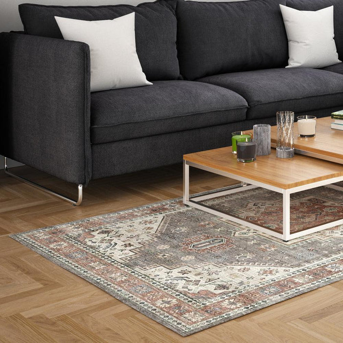 Softweave Printed Runner Walnut Whisper-Carpets/Rugs