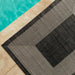 Spring Twilight Indoor and Outdoor Rug Black-Carpets/Rugs