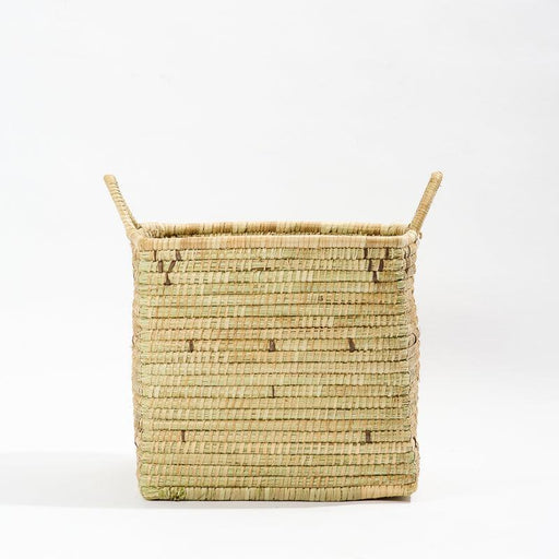 Square Basket Accent - Natural-Basket