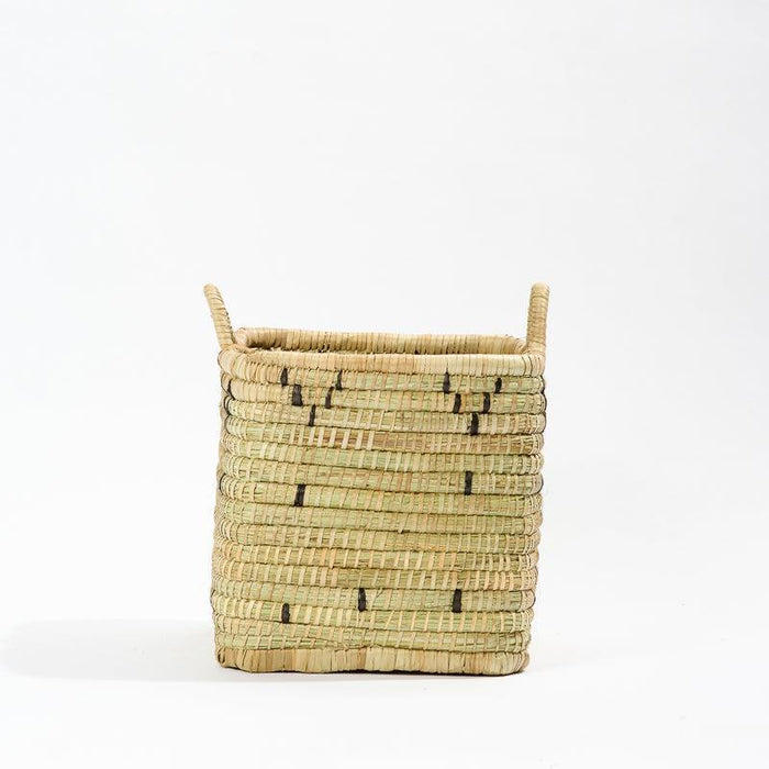 Square Basket Accent - Natural-Basket