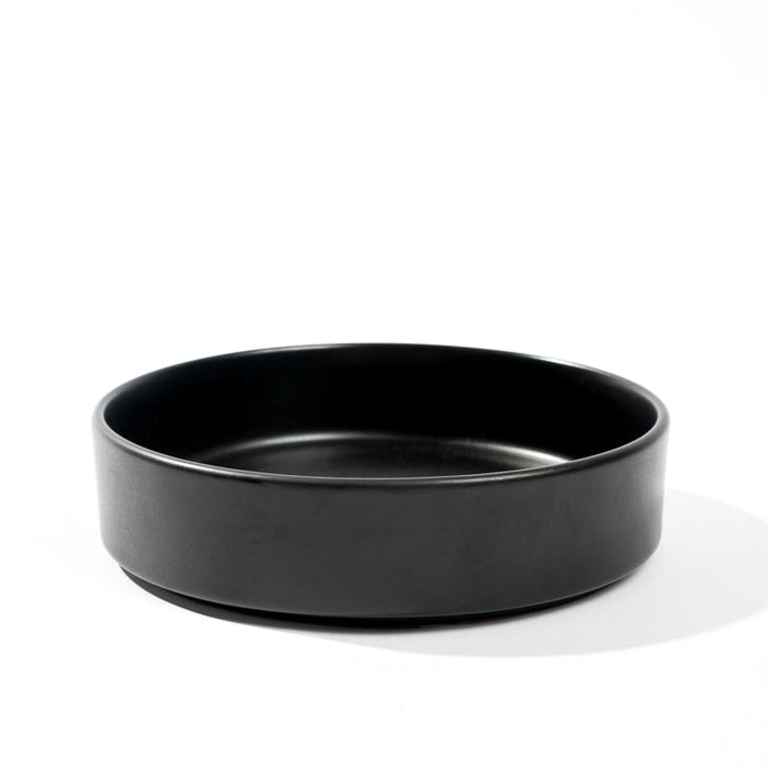 Stoneware Bowl Straight Sided - Black-CERAMIC