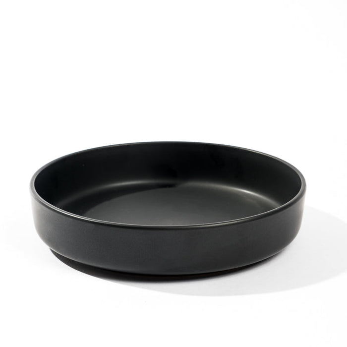 Stoneware Bowl Straight Sided - Black-CERAMIC