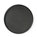 Stoneware Rimmed Dinner Plate - Black-CERAMIC