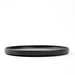 Stoneware Rimmed Dinner Plate - Black-CERAMIC