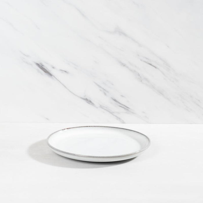Stoneware Side Plate - Light Grey