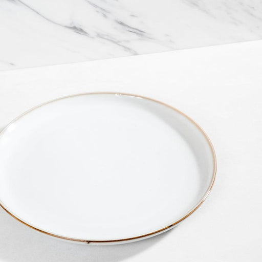 Stoneware Side Plate - Light Grey