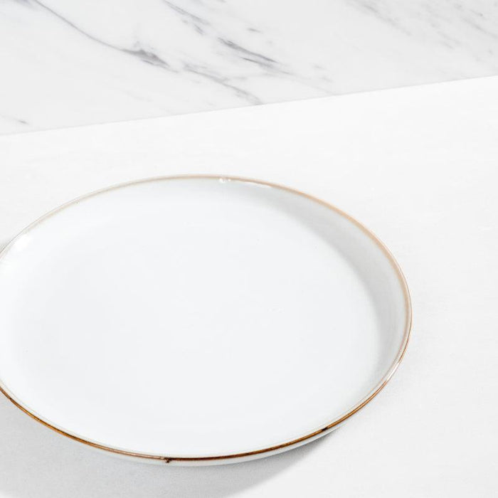 Stoneware Side Plate - Light Grey