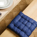 Striped Chair Pad - Navy