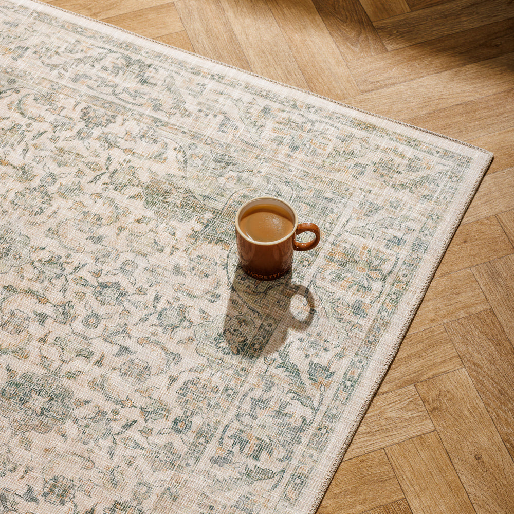 Summit Printed TexturaWeave Carpet Beige-Carpets/Rugs