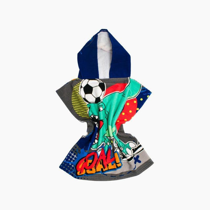 Hooded Beach Towel - T-Rex