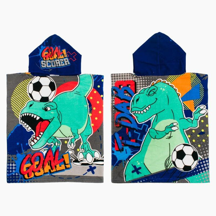 Hooded Beach Towel - T-Rex