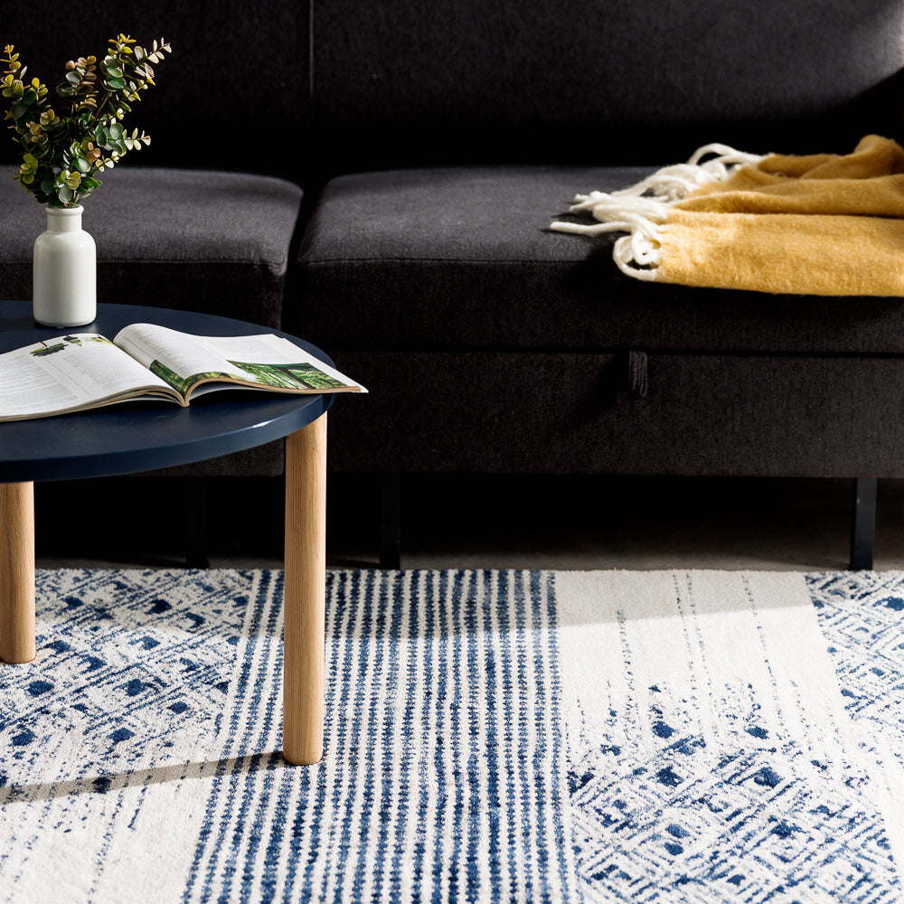 Terre Woven Carpet Indigo-Carpets/Rugs