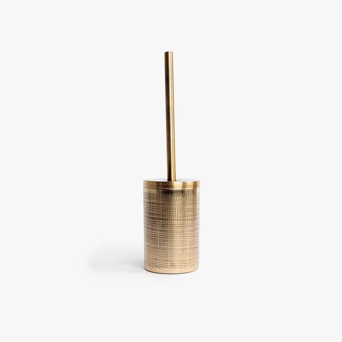 Toilet Brush - Textured Brass-TOILET BRUSH